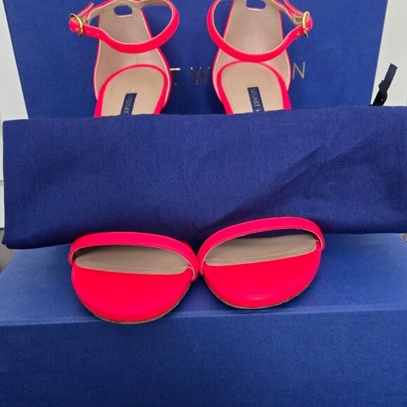 Stuart Weitzman Sandals Pink Size 7 - Picture 2 of 4